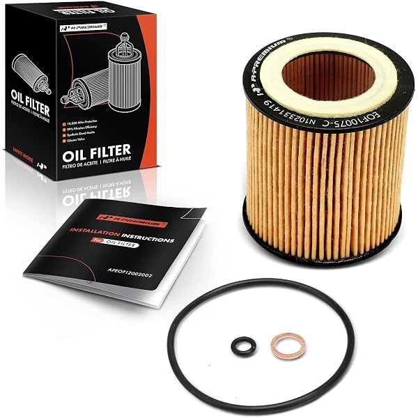 10K Miles Protection Oil Filter Compatible with BMW
