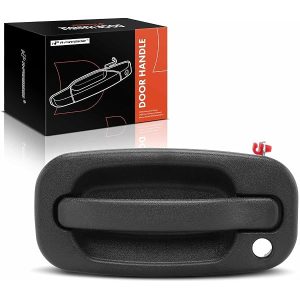 Exterior Door Handle with Keyhole - Front Left Driver Side